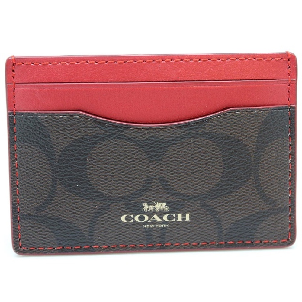 Coach Signature PVC Card Case